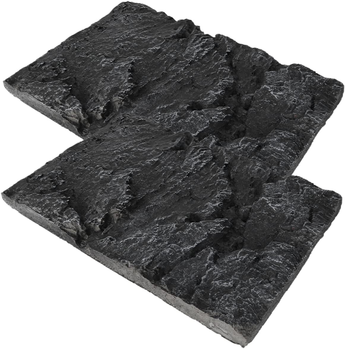 2pcs Pu Turtle Tank Background 3D Reptile Tank Accessories for Aquarium Decorative