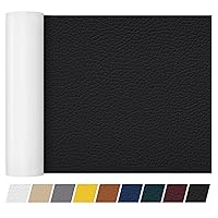 Vista 45 de Cinta de parche de reparación de cuero de 8 x 12 pulgadas, 2 piezas de cinta autoadhesiva fuerte de cuero para muebles, sofás, asientos