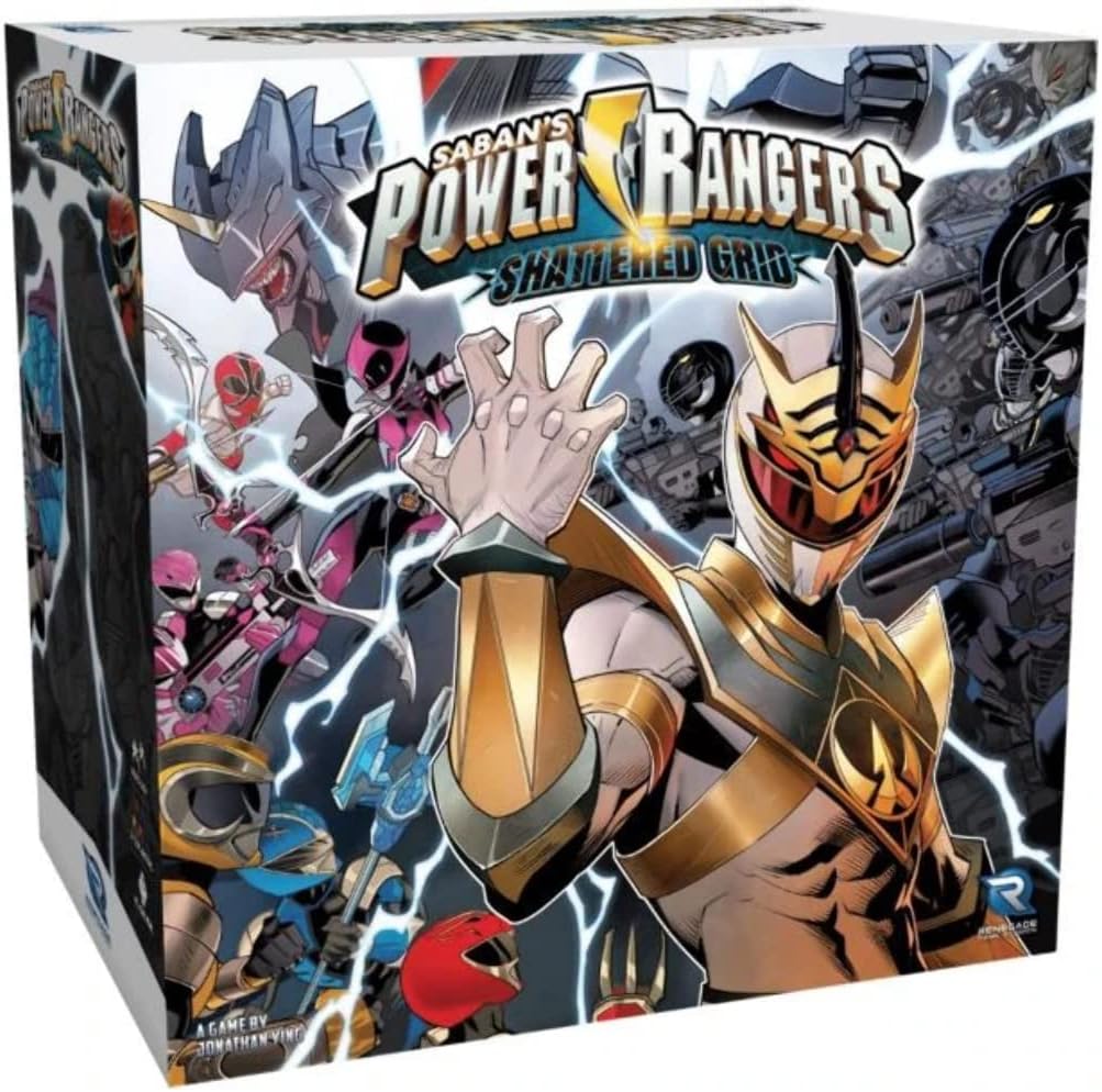 Renegade Game Studios Power Rangers Heroes of the Grid Shattered Grid Expansion Strategy Board Game