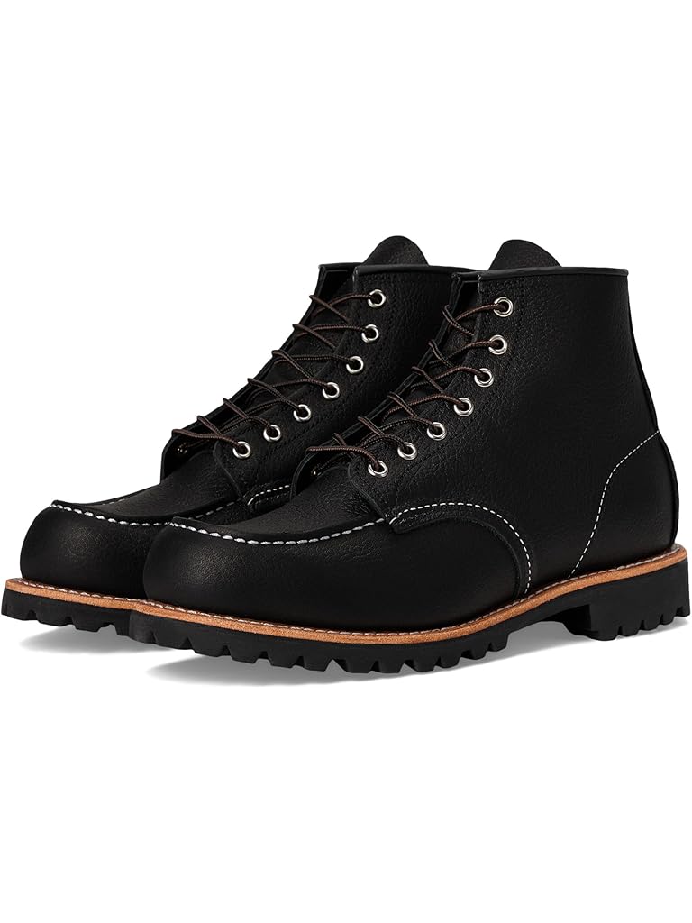 Brown Red Wing Heritage 6" Moc Toe Lug Roughneck