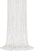 EOBOH 12 Pcs Bead Necklace, 33 In White Pearl Beads Necklaces Bulk for Holiday, Metallic Beaded Necklaces for Mardi Gras Party Favors Wedding Birthday Festive Parade Throws Accessories Supplies Decor