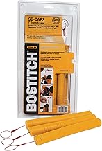 BOSTITCH Tapas de grapadora y clavadora, paquete de 1000 (SB-CAPS), color negro