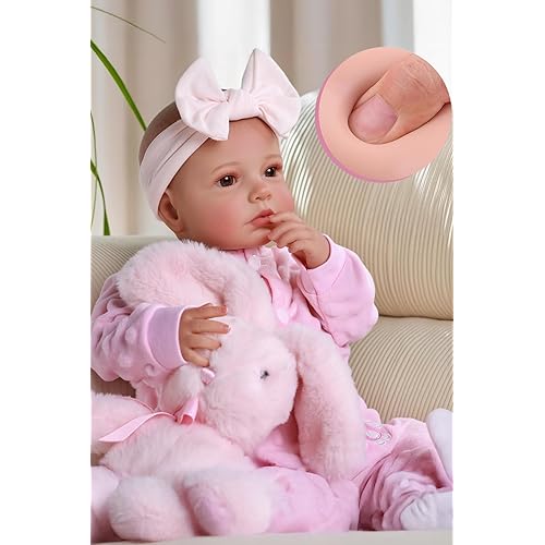 BABESIDE Reborn Baby Dolls - 20-inch Cute Soft Vinyl Realistic Baby Doll Real Life Baby Dolls with Complete Accessories Perfect for Cuddling, Playtime, and Gift Giving