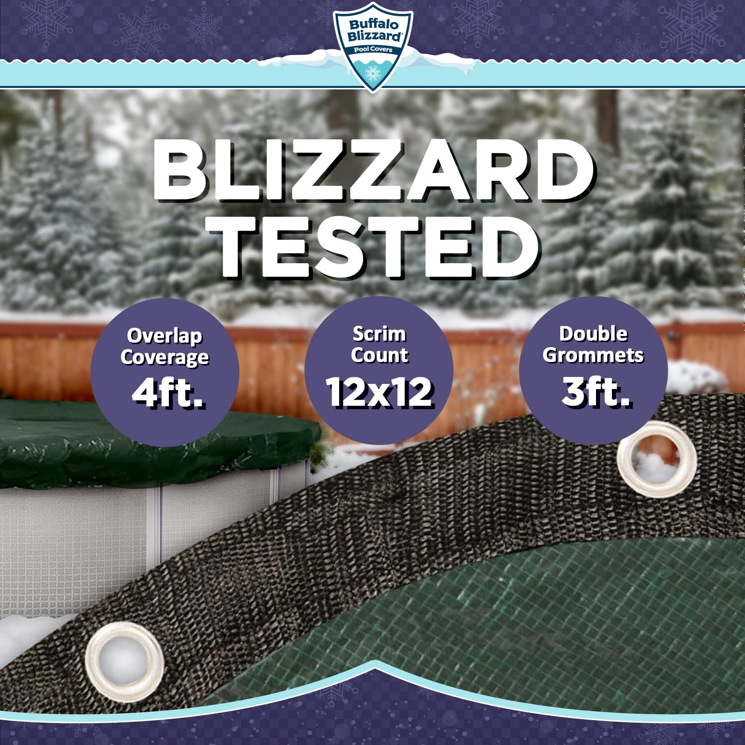 Buffalo Blizzard - Piscinas Redondas de Invierno para Piscinas