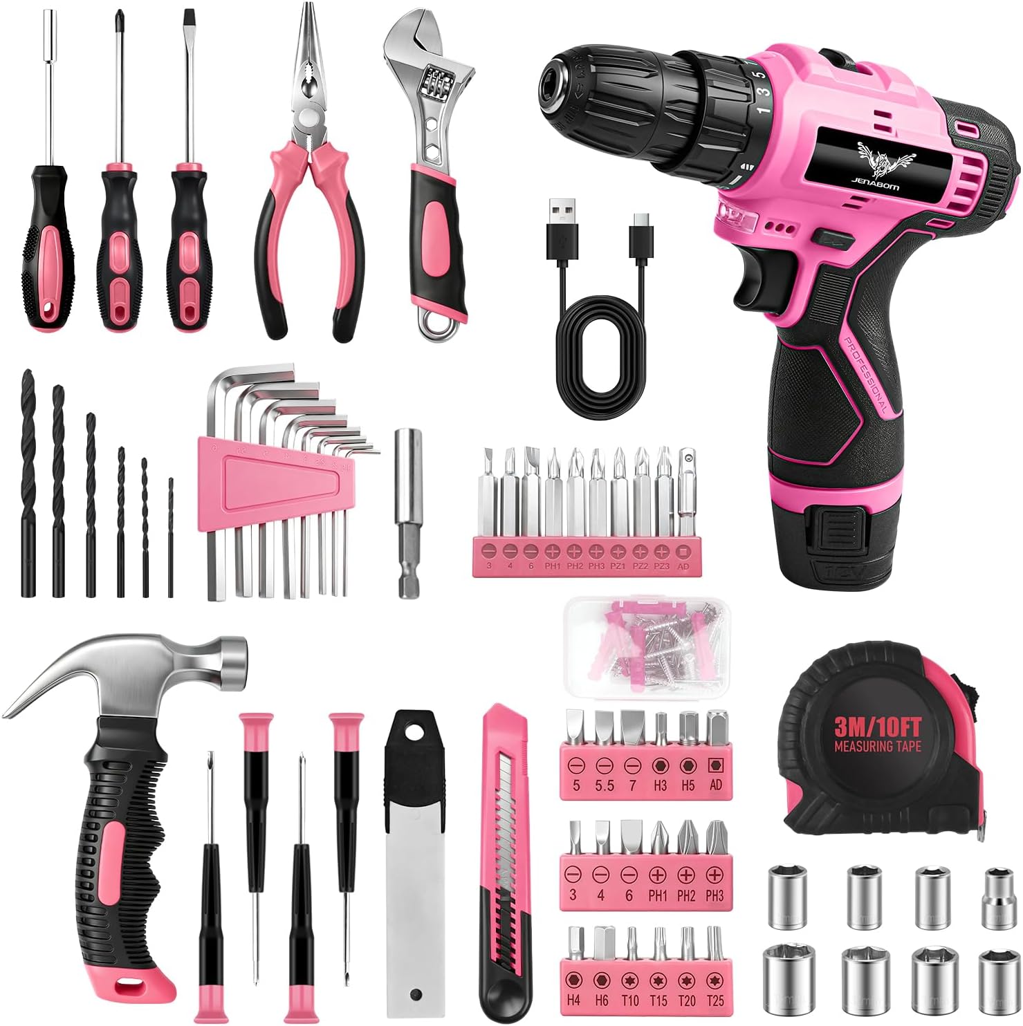 Empower Your DIY Projects: JENABOM 151-Piece Drill Set Review