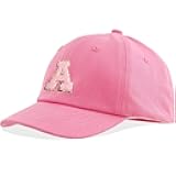 KMOLY Kids Baseball Cap Hat Cotton Cute Letter Adjustable Toddler Hat for Girls Unisex-Child Age 5-14 UPF 50+