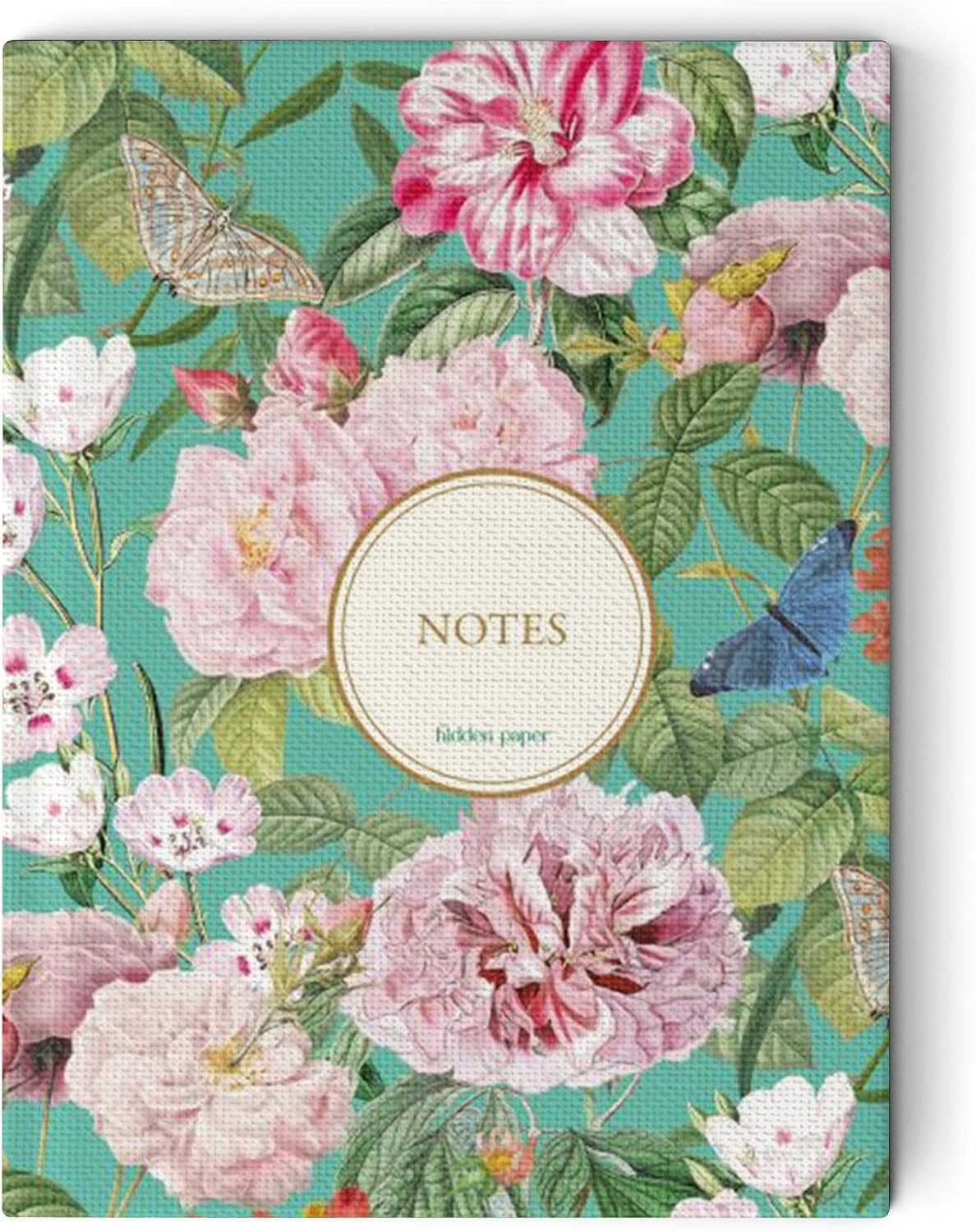 Bez Ciltli Çizgili Notebook, Defter, Not Defteri, Sert Kapak, A5 Boyut - No:6