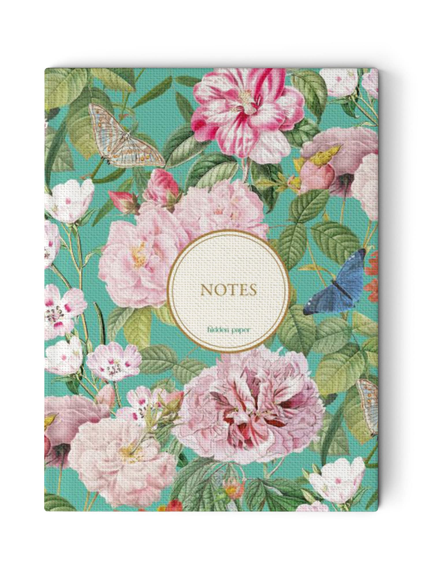 Bez Ciltli Çizgili Notebook, Defter, Not Defteri, Sert Kapak, A5 Boyut - No:6