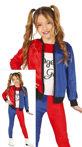 FIESTAS GUIRCA - Disfraz Dangerous Girl Infantil (5-6/Años) - Camiseta, Chaqueta y Pantalón