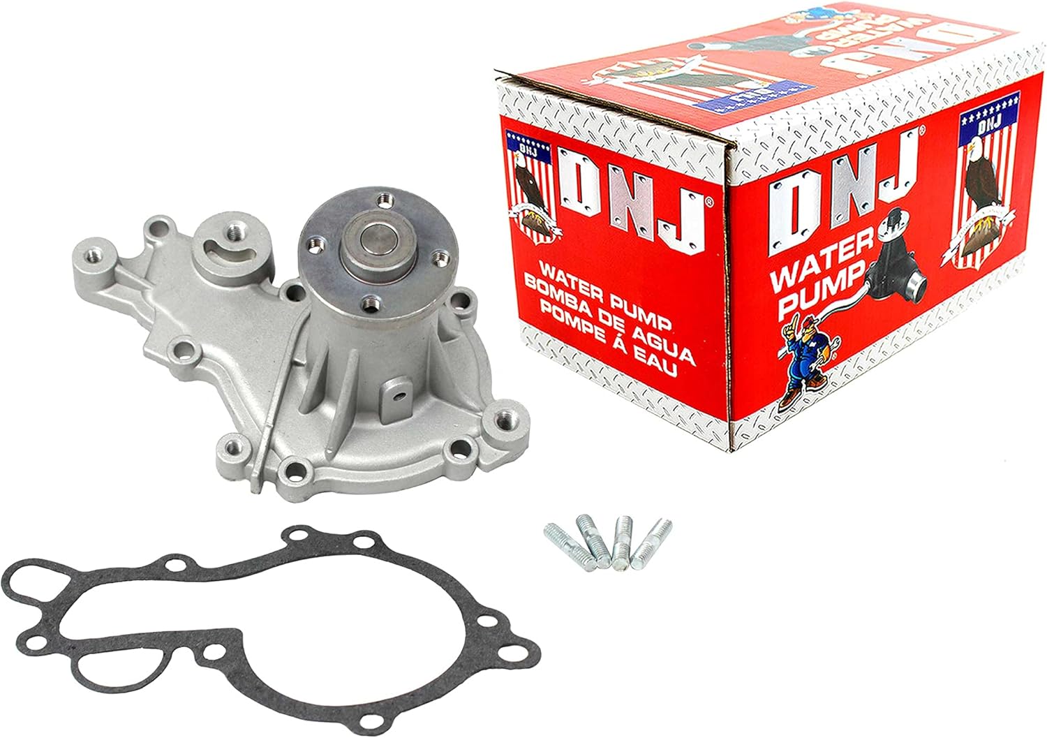 DNJ WP500 Water Pump for 1985-1995 Chevrolet Suzuki Samurai Sidekick Sprint 1.0L-1.3L L3 6V SOHC 993cc