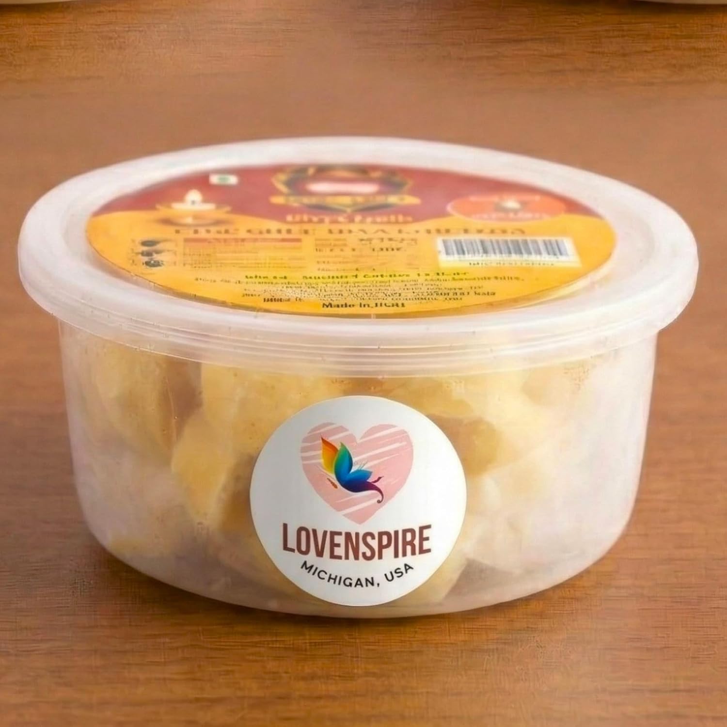 LOVENSPIRE Pure Cow Ghee Wicks for Pooja Diya (30 Pcs) Wax-Free Desi Ghee Batti, Up to 35 Min Long Burning, Ready-to-Use Cotton Jyot for Home Mandir, Indian Puja Rituals, Diwali Decor & Return Gifts
