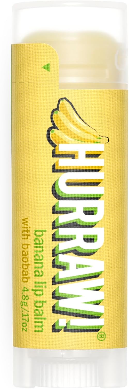 Hurraw Baobab Banana Lip Balm/Muz 4.8gr