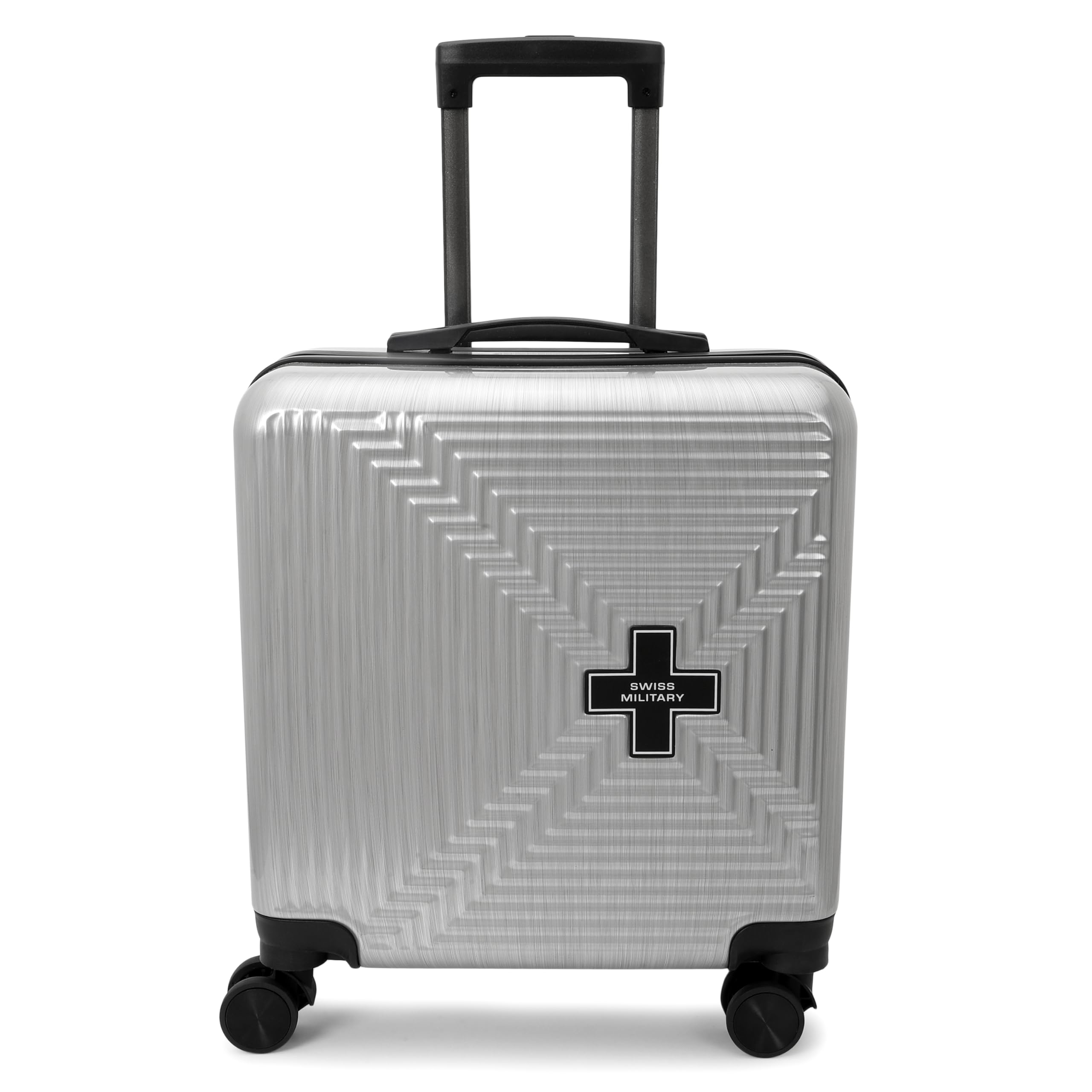 Swiss Military Unisex Cross Series Lynx Hard Top Silver Laptop Overnighter Trolley Bag, Combination Lock, 33 LTR, Lightweight, LTB12 (B0CKWBY51K) Amazon Price History, Amazon Price Tracker
