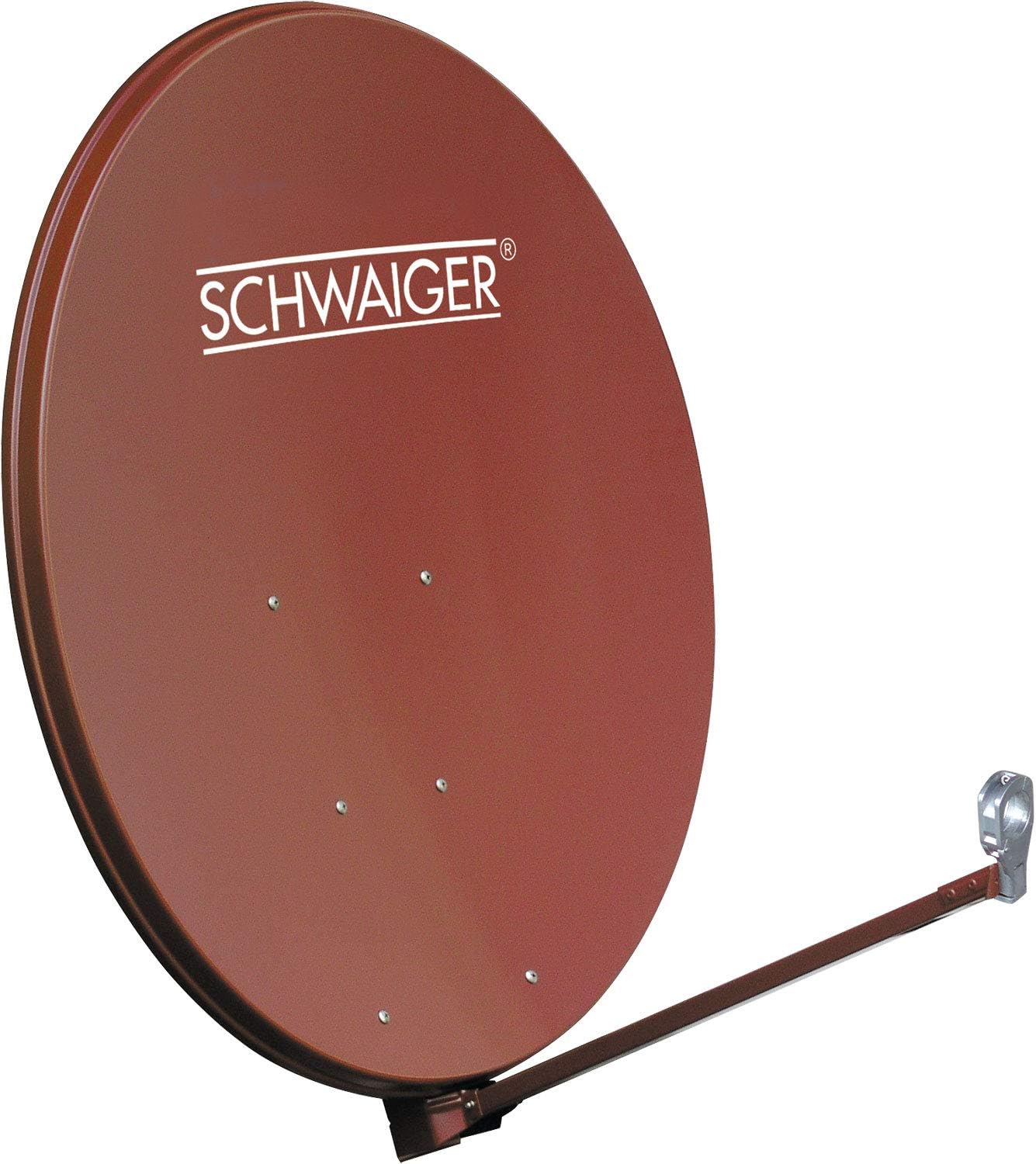 Schwaiger spi1000.2 Offset Antenne Aluminium 100 cm (39.4 Inch) ziegelrot