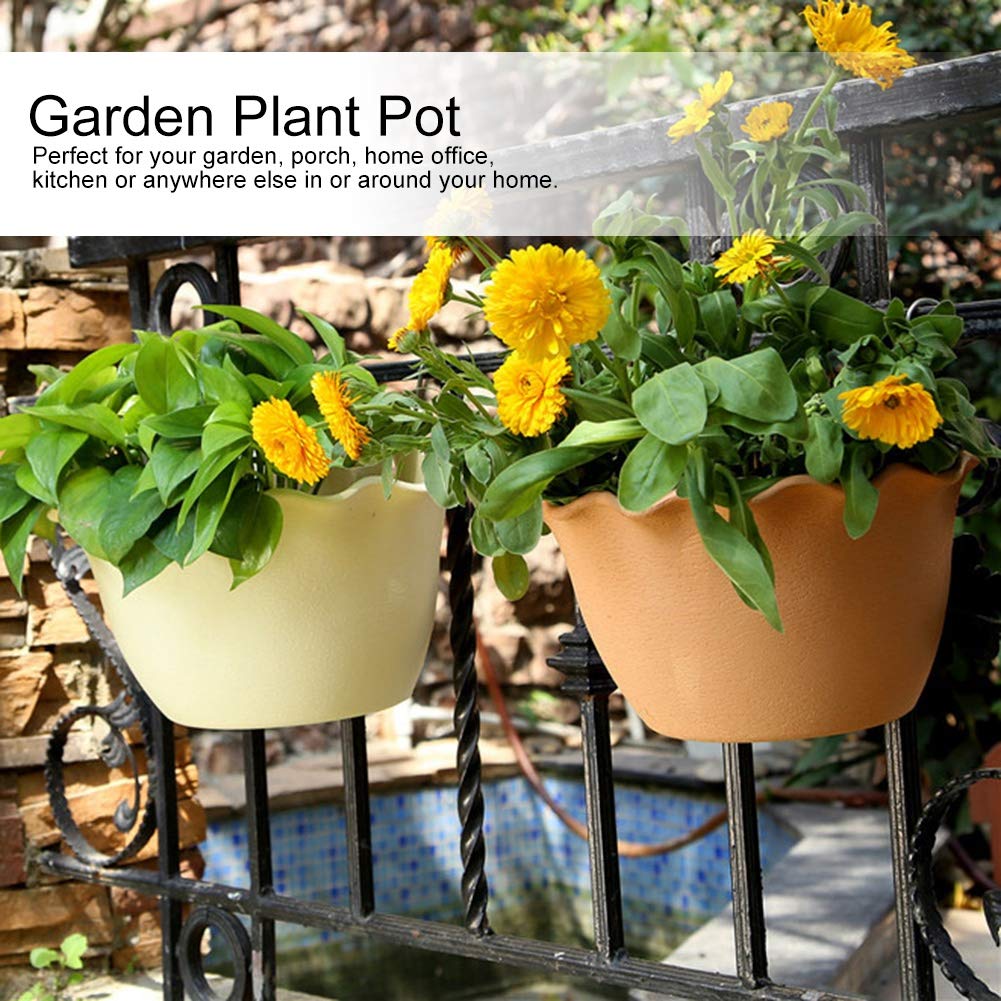 Wall Mount Plant Holder, Plastic Large Wall Hanging Planters Pot Flower Pot Balcony Storage Garden Basket Decoration for Indoor Plants