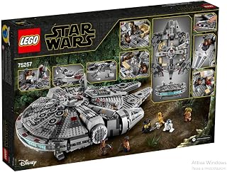 LEGO Star Wars - 75257 Juego de construcción icónico del Halcón Milenario con Finn, Chewbacca, etc