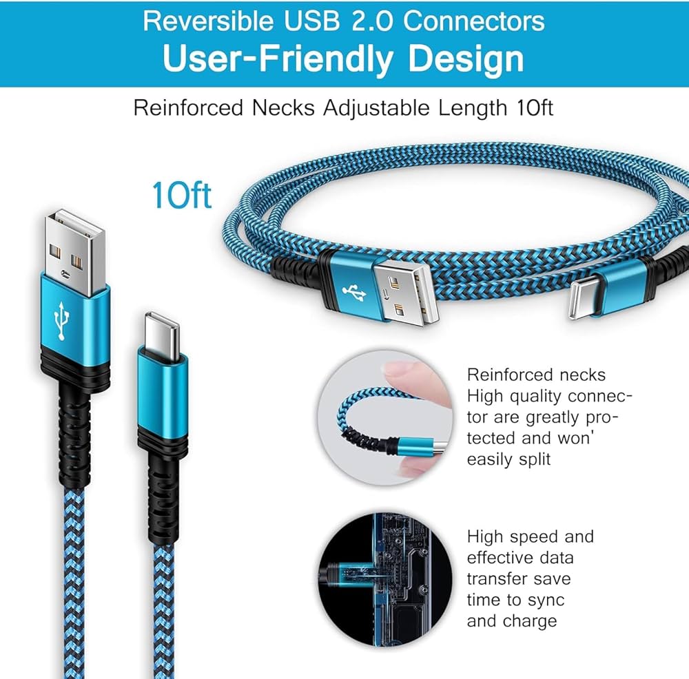 Amazon.com: S24 Charger Cable Fast Charging Cord,10FT Long USB C