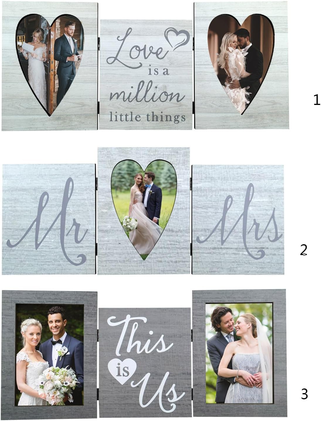 Wooden Picture Frames Rustic Couple Photo Frames Engagement Wedding Gifts