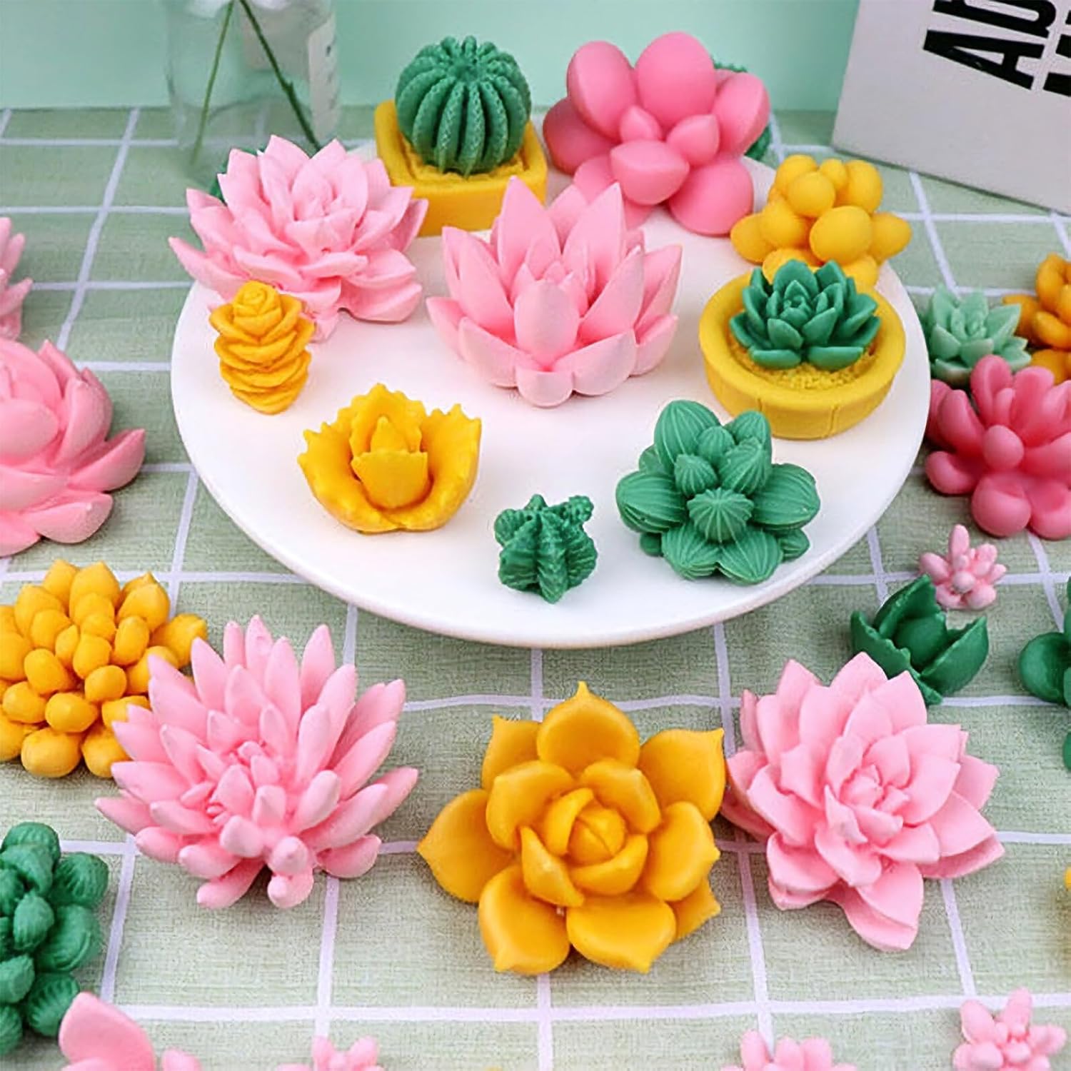 Succulent Silicone Mold 10 Pcs image 5