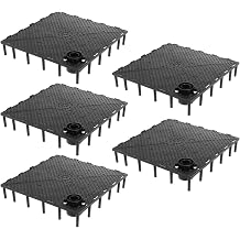 VANZACK 5 Pack Aquarium Filtering Plates 5.70 X 5.70 X 0.98 in Fish Tank Bottom Filter Plate Divider Board Grid Undergravel Filter Plate for DIY Aquarium System Supplies