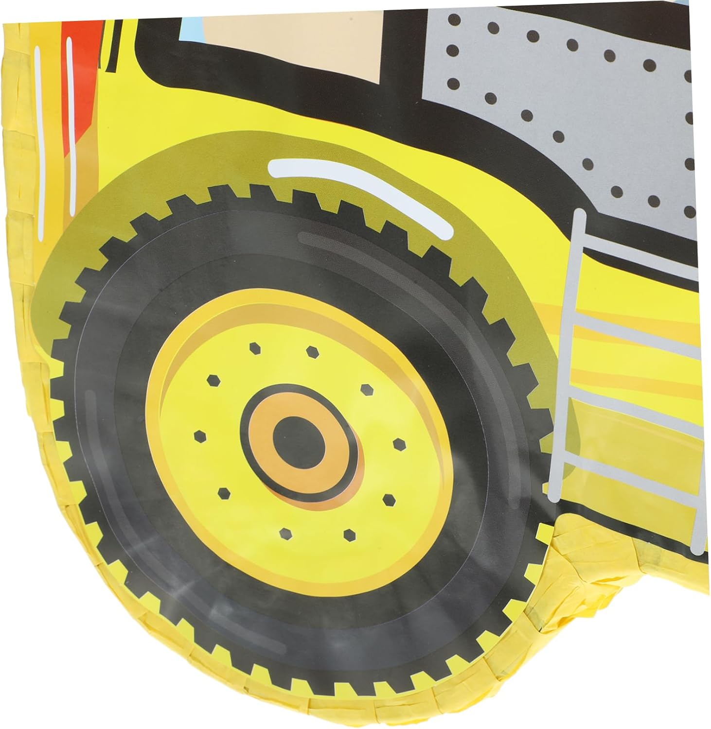 Handmade Paper Yellow Car Pinata Construction Truck Birthday Decoration Mexican Party Toy