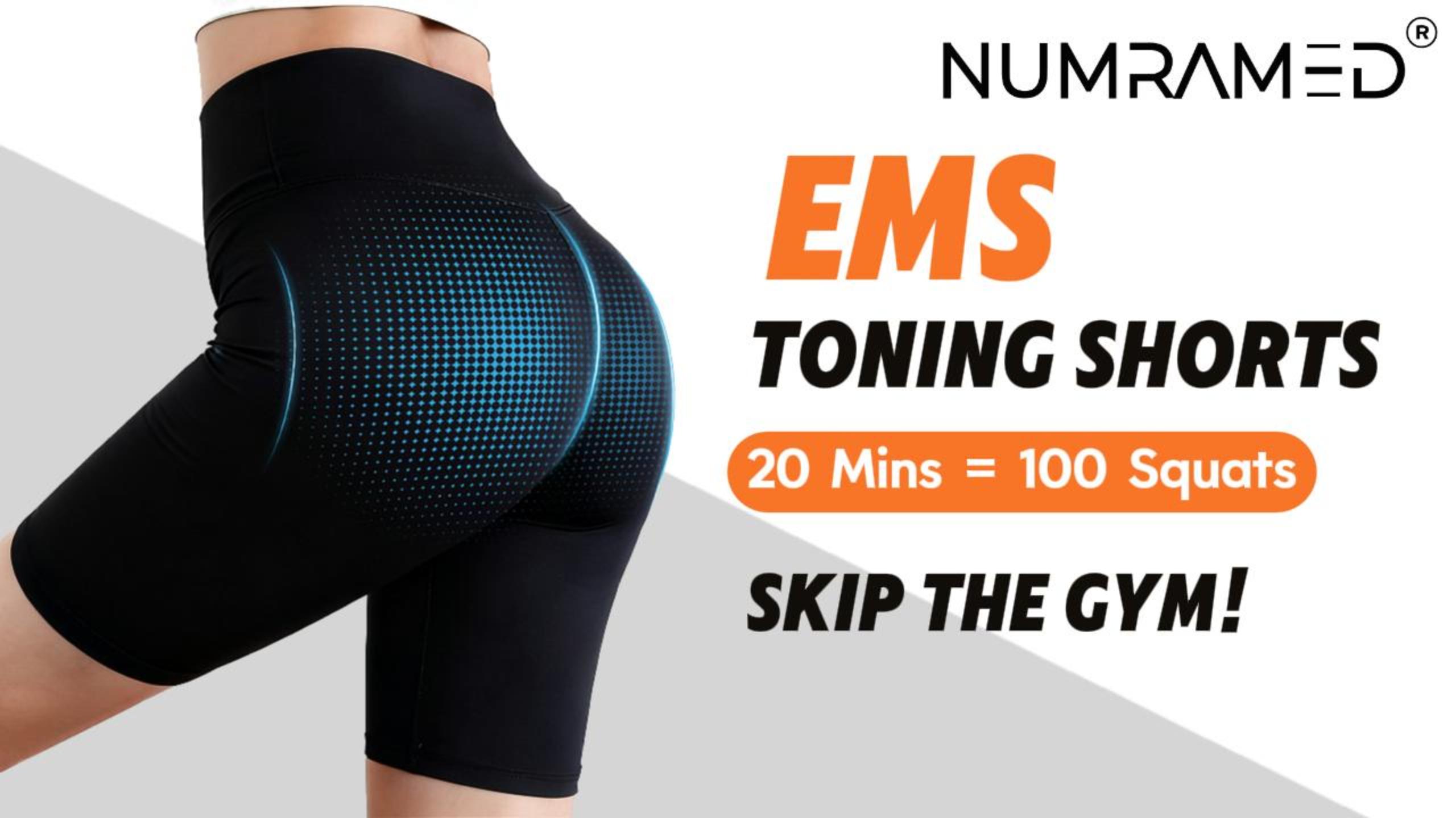 Amazon.com: NUMRAMED EMS Toning Shorts - Targeted Glute Muscle