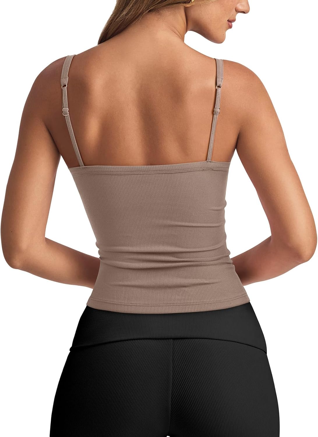 REORIA Women's Ribbed Square Neck Crop Top Slim Fit Sleeveless Summer Basic Tank Tops Cute Going Out Oufits Trendy 2026 - Image 6