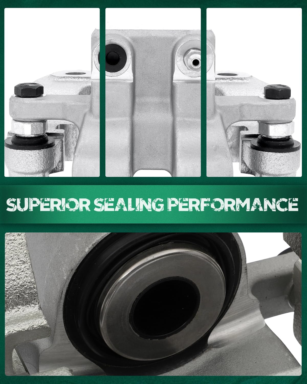 AUTOMUTO Rear Left & Right 18B4970 18B4971 Disc Brake Calipers With Bracket For Chrysler 300 2005-2018 For Dodge Challenger 2009-2018 For Dodge Charger 2006-2018 For Dodge Magnum 2005-2008