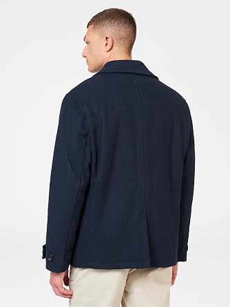 Ben Sherman Mens Peacoat Jacket (Midnight) L