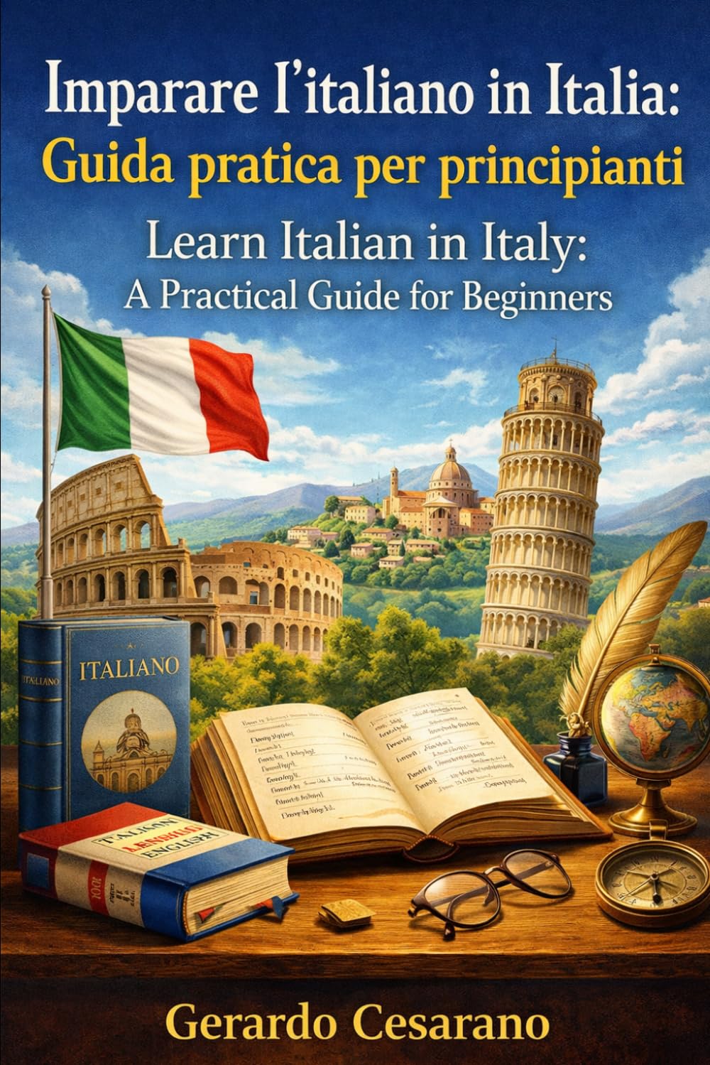 Imparare l'italiano in Italia. Guida pratica per principianti: Learn italien in Italy. A practical guide for begginners
