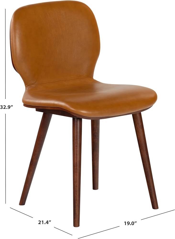 Amazon.com - SAFAVIEH Couture Collection Tazmyn Brown Leather