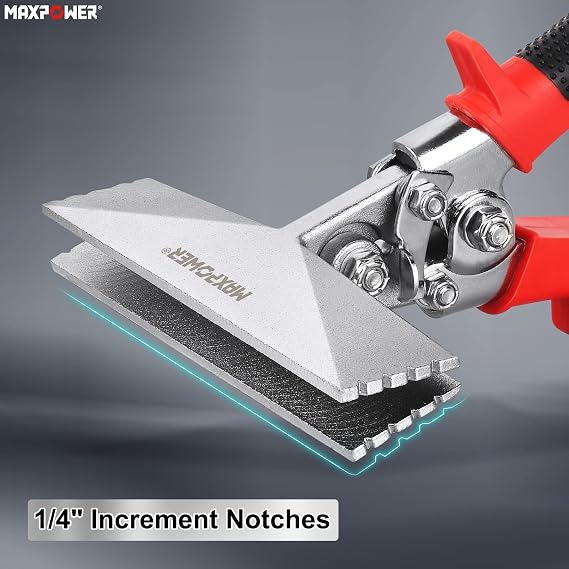 MAXPOWER Sheet Metal Hand Seamer, 6 Inch Straight Jaw Sheet Metal Bender Tools with Ergonomic Handle