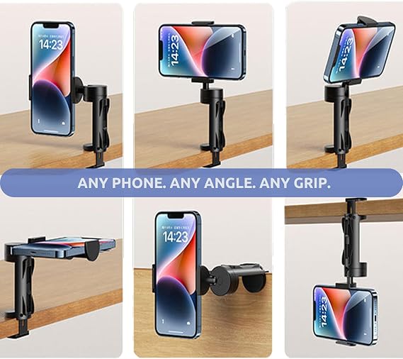 2 PACK Airplane Phone Holder Travel Essentials Accessories Universal Hands Free Cell Phone Stand Mount for Air Plane Table Seat Desk, Cruise, Car & Flight Mini Size for Vacation, iPhone, Samsung