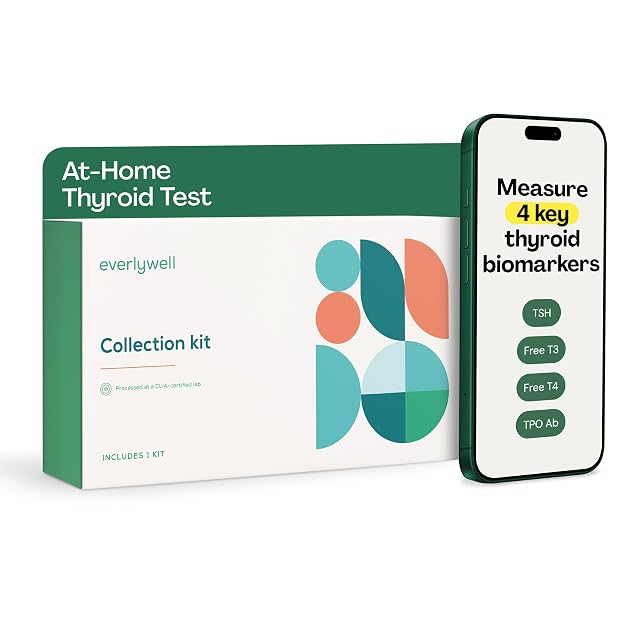 Everlywell At-Home Thyroid Test Collection Kit for Women and Men Get Accurate Results at Home from a CLIA-Certified