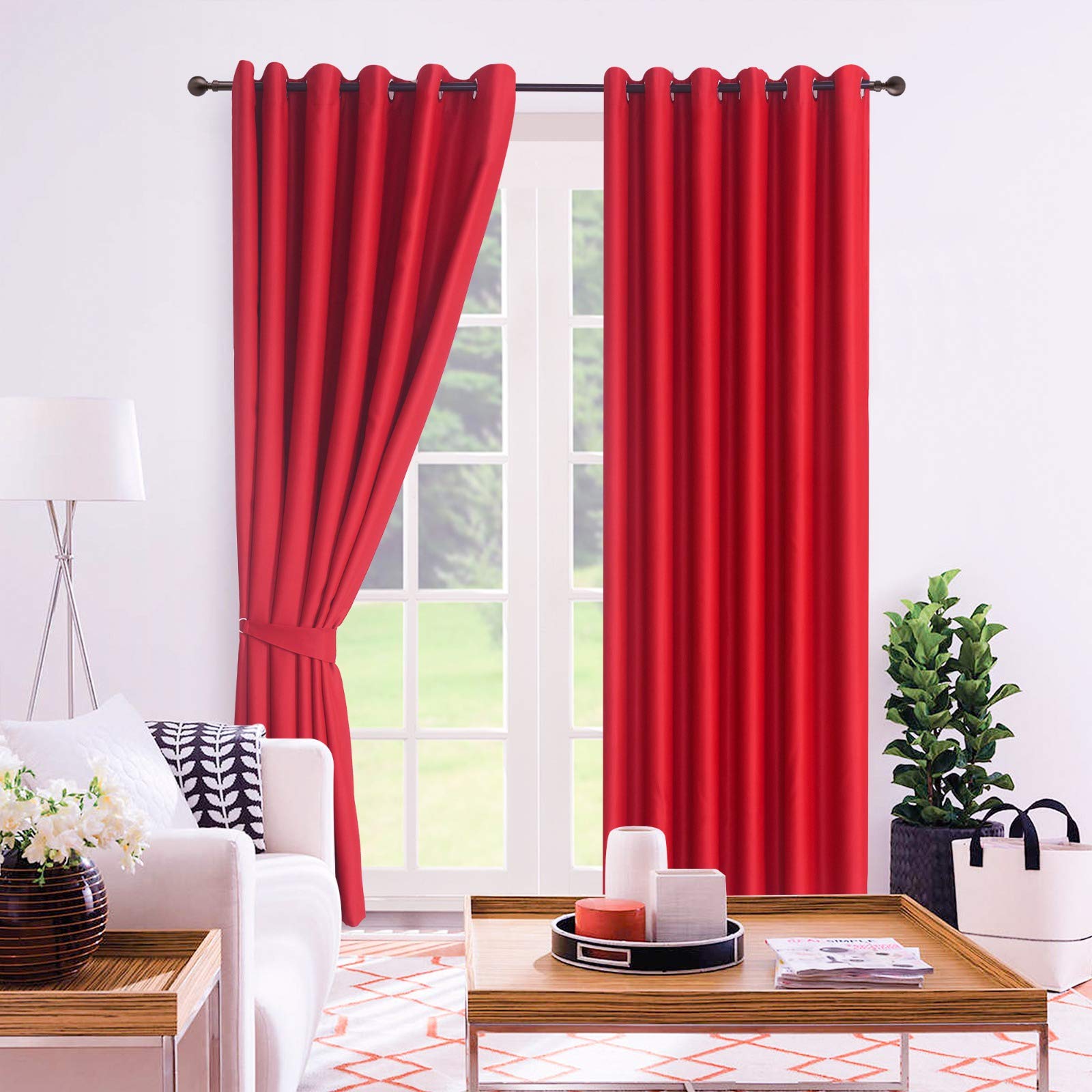 Buy Insulated Curtains Thermal Blackout Ready Made Eyelet Curtains