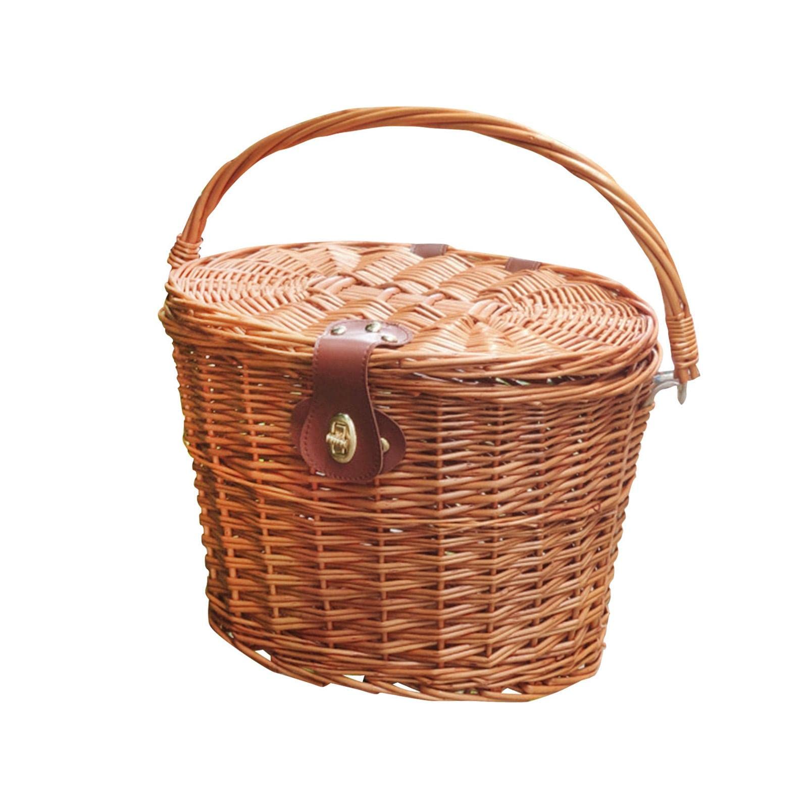Cestino da Bicicletta, Accessorio Decorativo, Ornamento Fatto a Mano in Stile retrò per Ragazze Che Amano Il Campeggio.