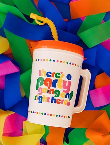 Miniatura 4 de ban.do Vaso de plástico de 32 onzas con asa y tapa, vaso grande con pajilla, bonita taza de hospital, jarra de agua sin BPA, taza de camionero para