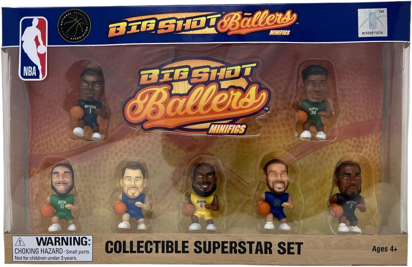 NBA TeenyMates 2022 Mini Big Shot Baller Gift Set Series 1 Superstar Collector Gift Box Set