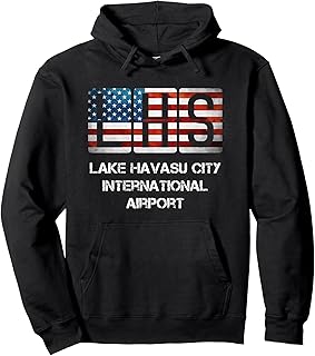 Lake Havasu City Airport US Flag Present Pullover Hoodie