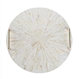 PEMAR Mother of Pearl Decorative Tray, 13