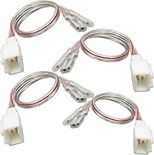 NuIth Dash Tweeter Speaker Wiring Harness for Hyundai 12-20 Accent/12-17 Azera/10-18 Tucson, Kia 12-20 Soul/14-18 Forte/16-22 Sportage Dashboard Speaker Wire Cable 4 PCS