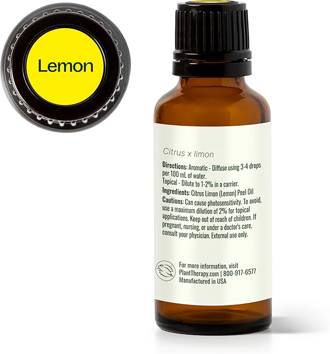 Aceite Esencial de Limón 30 ml, 100% Puro, Sin Diluir miniatura 9