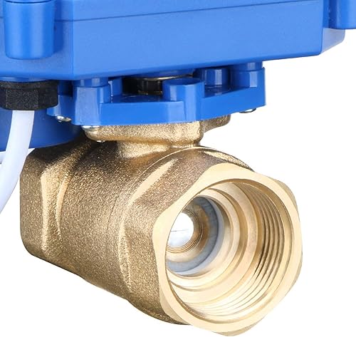 Miniatura 57 de U.S. Solid Válvula de bola motorizada - Válvula de bola eléctrica de latón de 1/2", puerto completo, 9-24V AC/DC y configuración de ruptura positiva