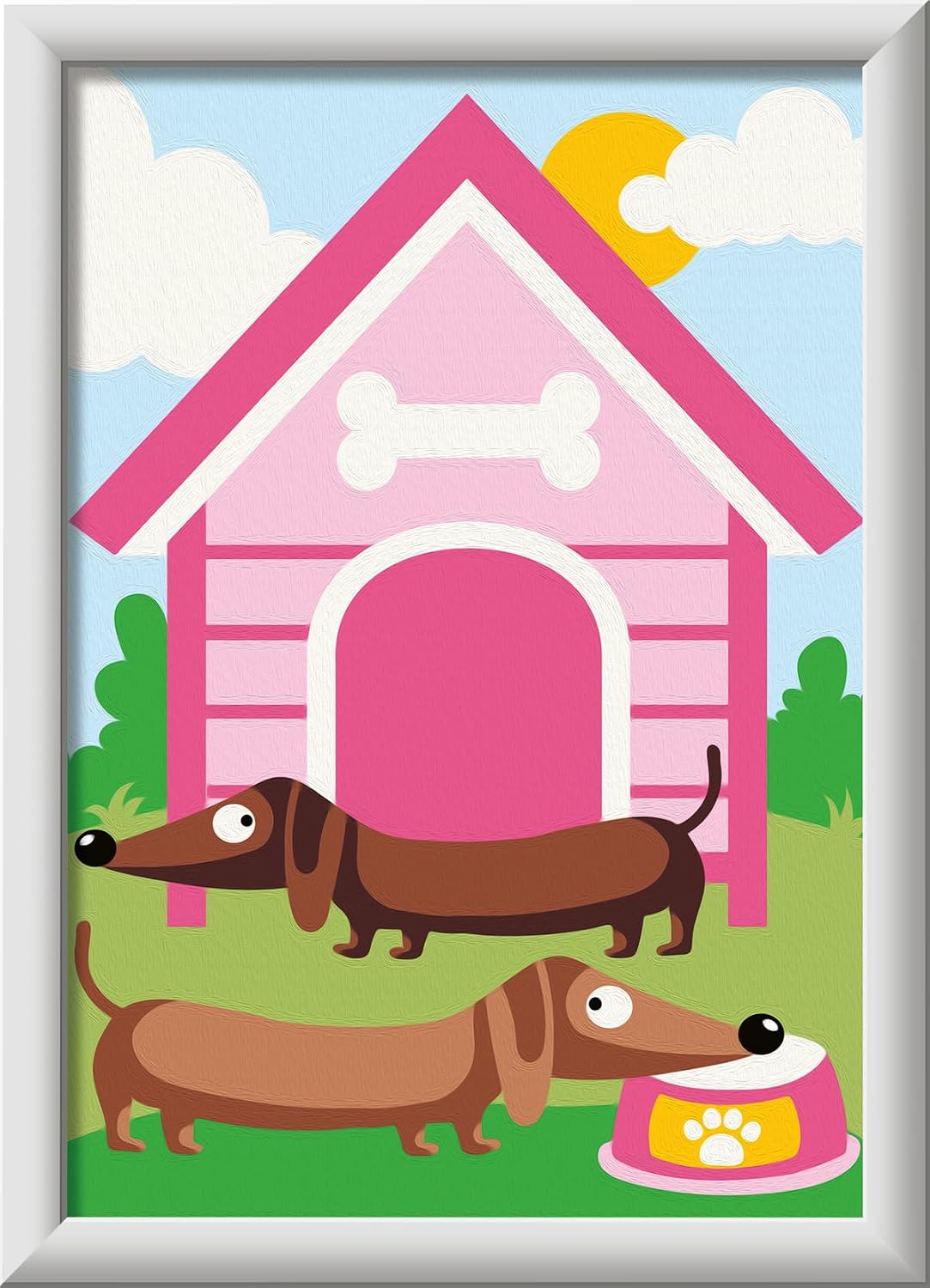 Ravensburger - Dachshund CreArt Paint by Numbers Kit | Fun & Easy DIY Art for Kids Age 7+ | Creative Gift Idea for Birthdays & Holidays