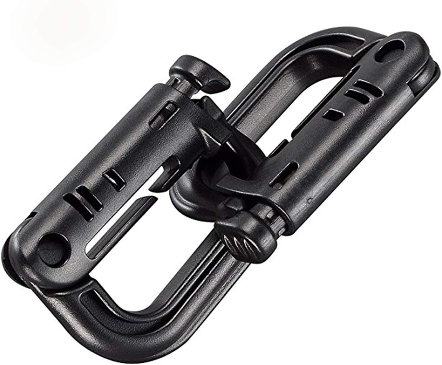 BOOSTEADY 10 Pack Multipurpose D-Ring Grimlock Locking for Molle Webbing with Zippered Pouch : Sports & Outdoors