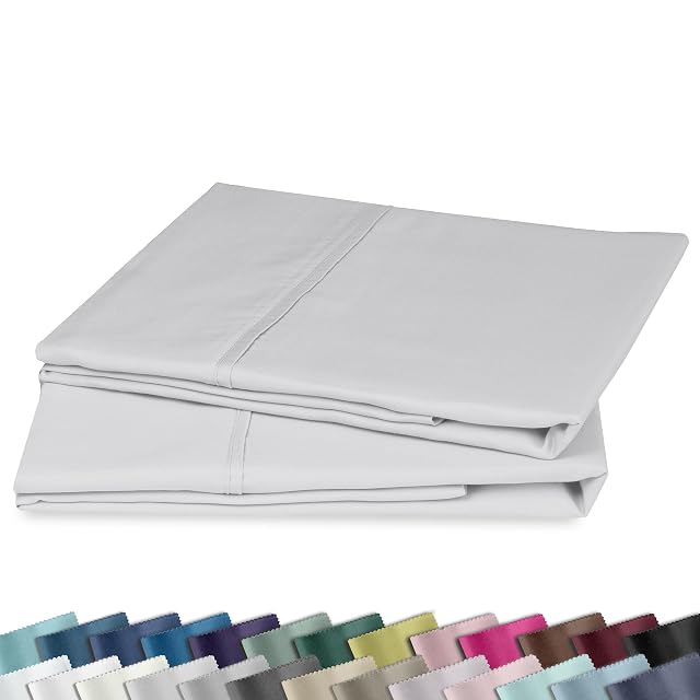 California Design Den California Design Den 2-Pack Queen-Size Pillow Cases, 100% Cotton Sateen