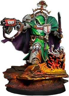Belial Grand Master of the Deathwing Dark Angels Space Marines Armies of the Imperium Painted Miniature Wargaming Figure | Art Painting Level
