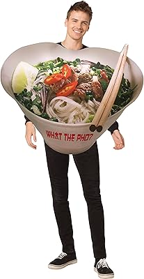 Rasta Imposta Pho Noodle Bowl Halloween Costume White