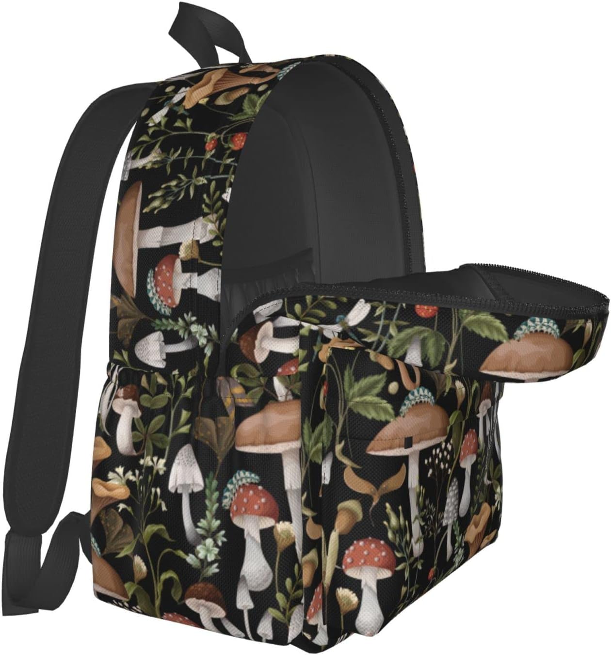 Mushroom Backpack Book Bags Lightweight Casual Laptop Backpacks Travel Daypack For Man Woman