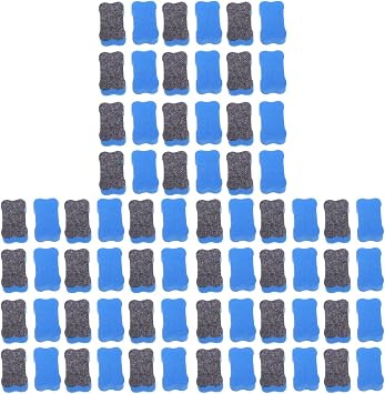 MAGICLULU 72pcs Lightweight Whiteboard Erasers Eva Felt Cloth Dry Erase Board Cleaners for School Office Home Use Teacher Supplies Non-Magnetic